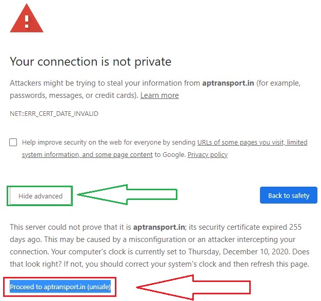 Your-connection-is-not-private