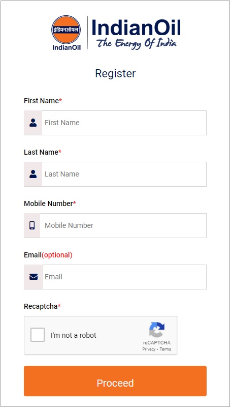 Indane-Gas-Online-Account-Registration-Form