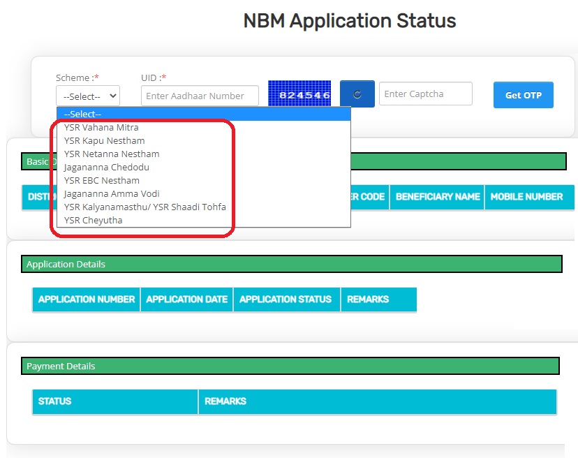 NBM-Application-Status